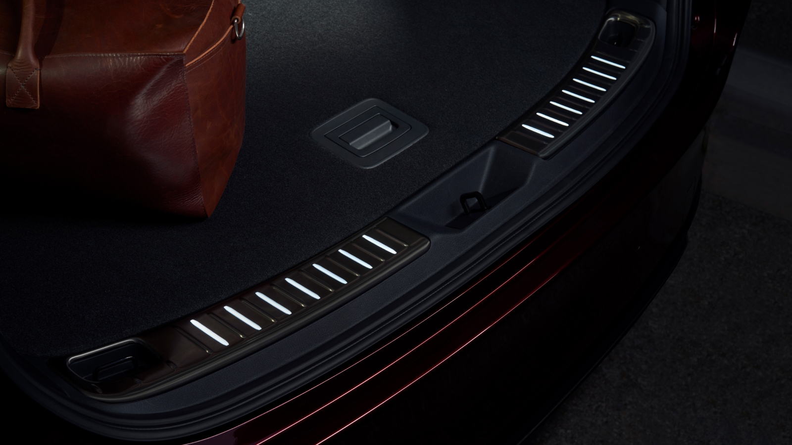 Mazda CX-90 Accessories – Illuminated Cargo Scuff Plate Mazda CX-90 Accessories – Illuminated Cargo Scuff Plate
